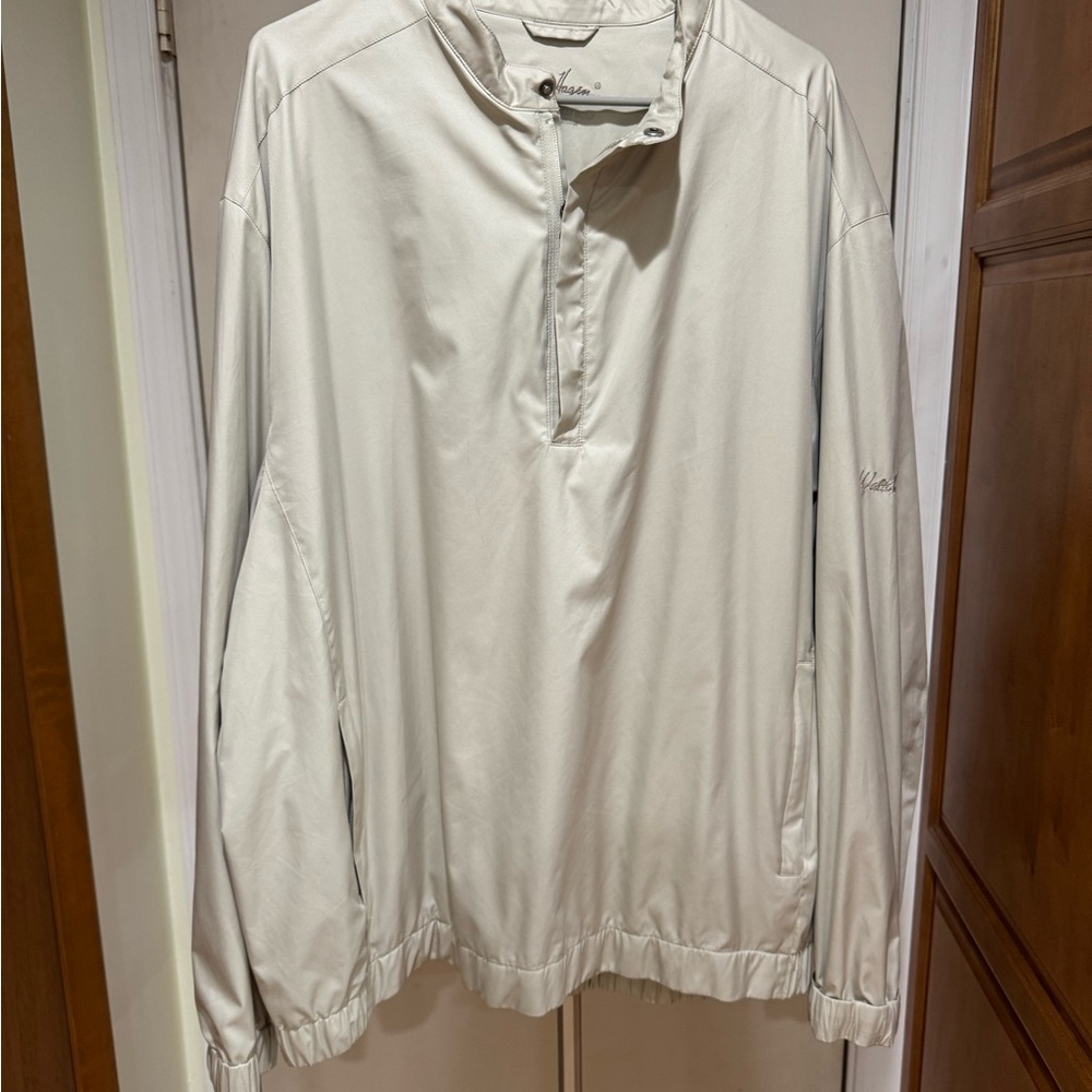 Walter Hagen Cream 1/4 Zip Golf Pullover XL